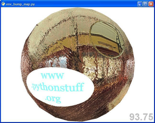 Ball mit Environment Cube Map und Textur